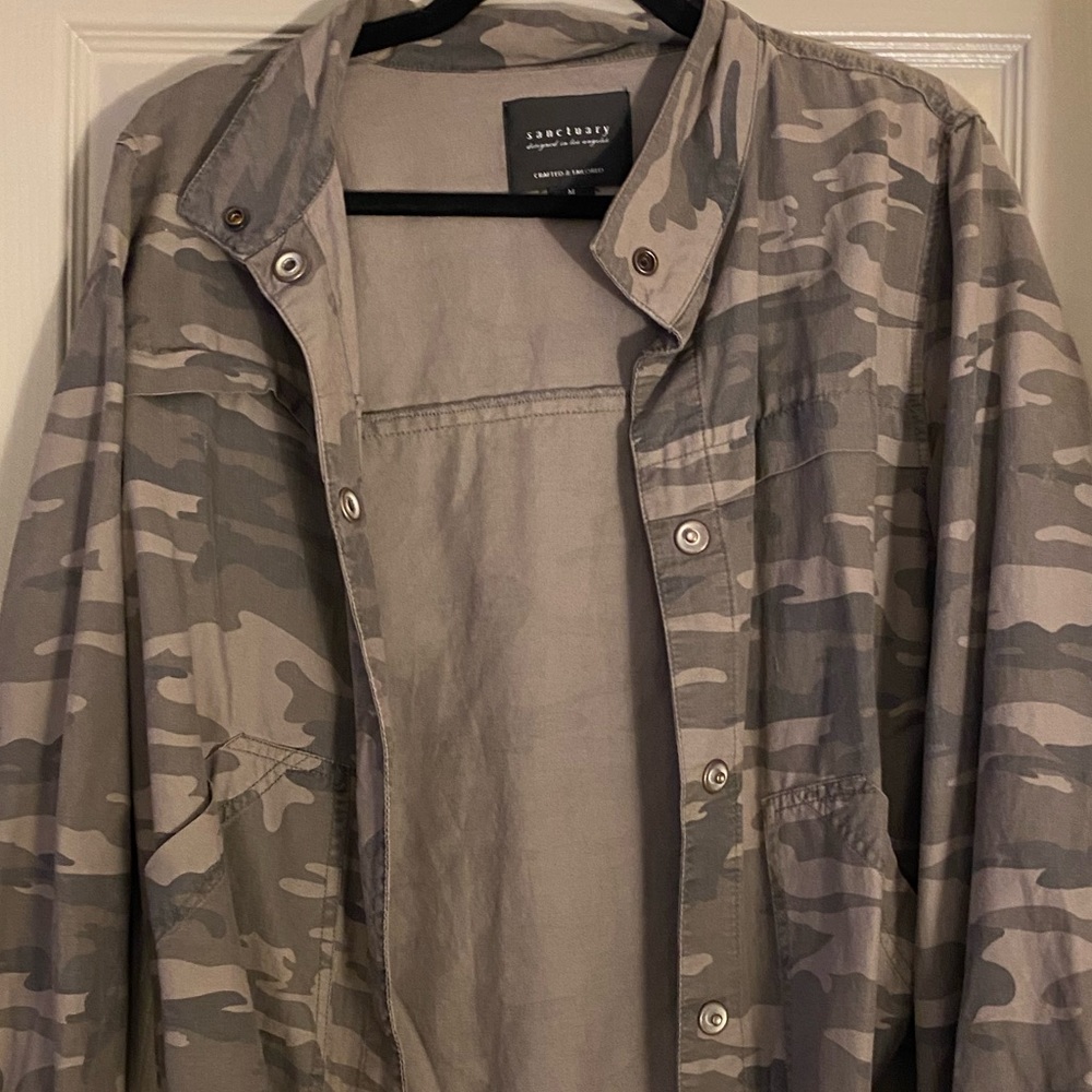 Army print jacket - Picture 3 of 8